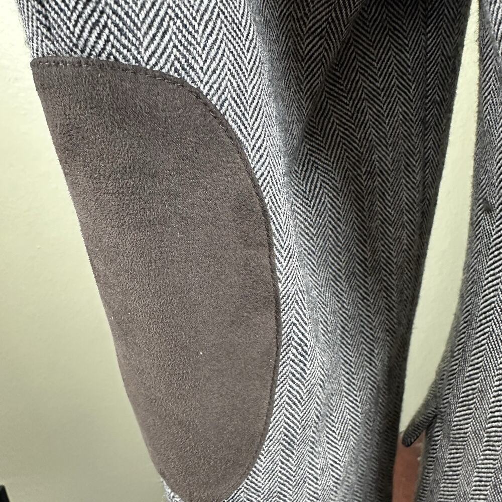 Lauren Ralph Lauren Sport Coat Men 42R Herringbone Brown Elbow patches Perfect - Picture 8 of 16